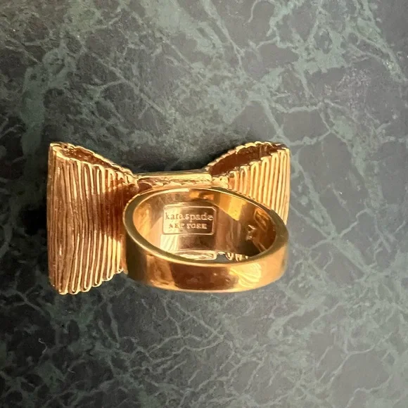 Kate Spade Bow Ring (as is) - Picture 2 of 10